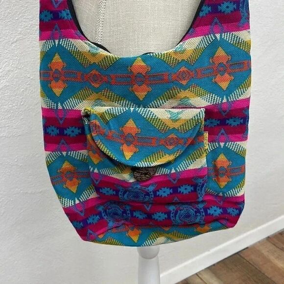 Rukuray Tribal Aztec Boho Crossbody Bag - Picture 9 of 9